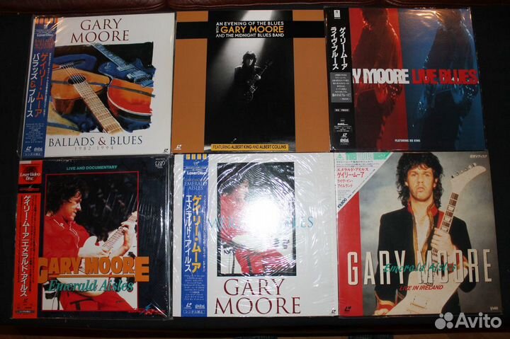 Лазерные видеодиски LD Gary Moore LaserDisc Япония