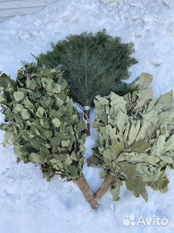 Набор из веников: береза, пихта, дуб