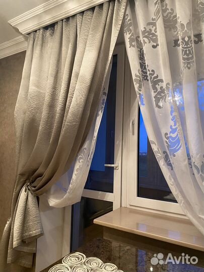 Шторы серебро Италия