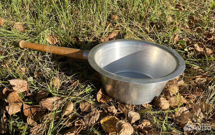 Таз алюминиевый ковш винтаж