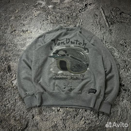 Von Dutch Винтажный Свитшот (Vintage, Merch type)