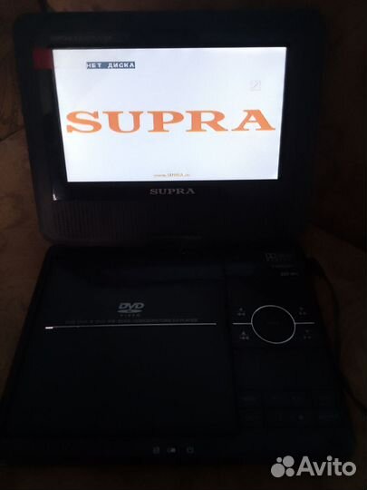 Портативный видеопроигрыватель dvd supra плеер