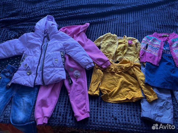 Детские вещи пакетом от года до двух для девочки