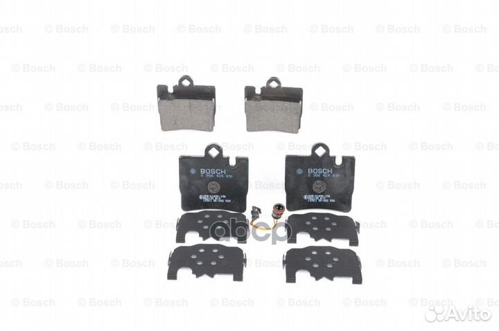 Колодки тормозные дисковые зад mercedes-BEN