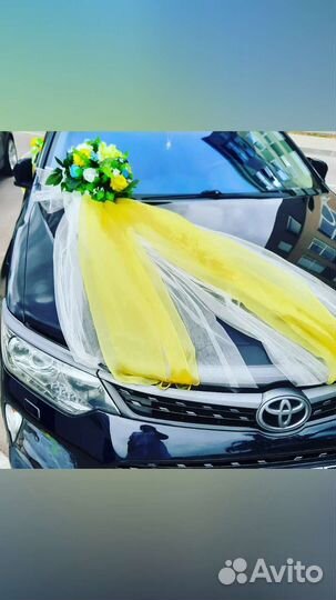 Свадебные украшения на машину