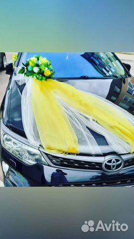 Свадебные украшения на машину