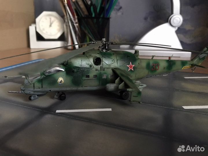 Модель вертолета Ми-24В