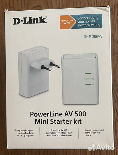 Dlink power line AV500 Мини стартер