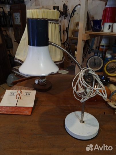 Лампы настольные дерево, металл СССР