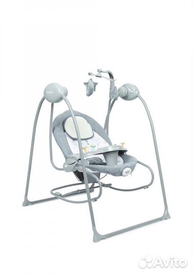 Качели 2в1 babyton relax grey