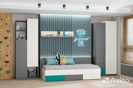 Модульная Детская мс Клео Шкаф шк-2 (ди)