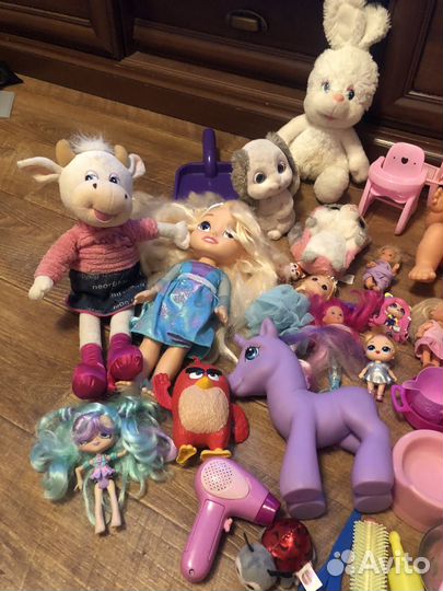 Игрушки пакетом для девочки