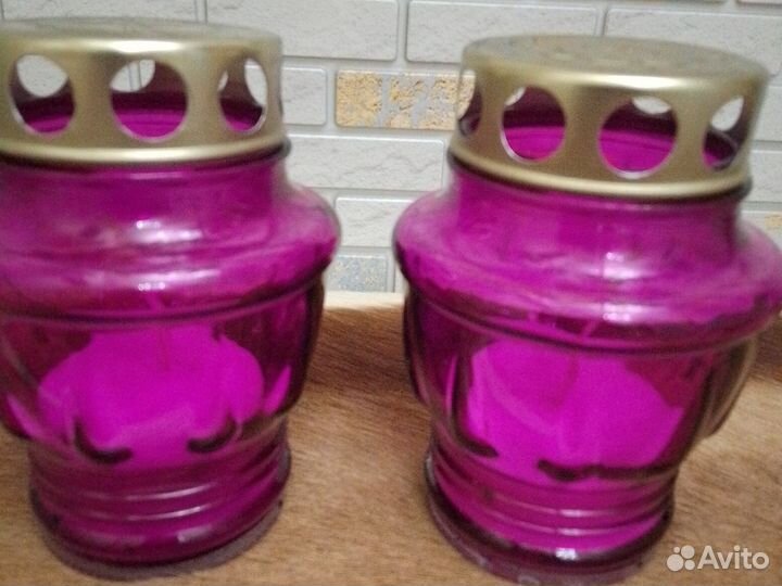 Лампада стеклянная