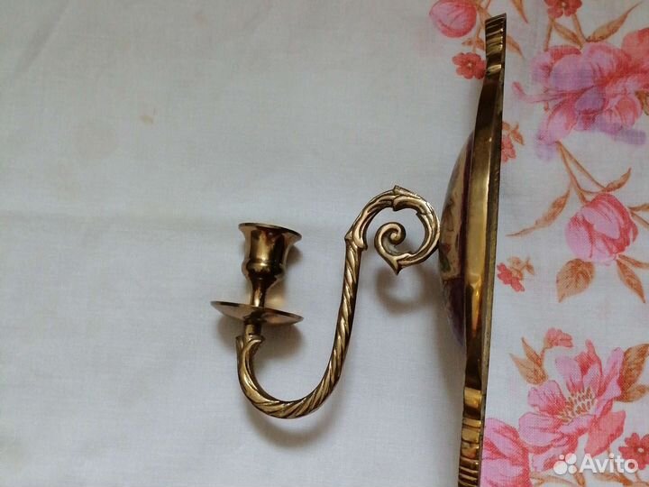 Старинные настенные подсвечники, канделябры