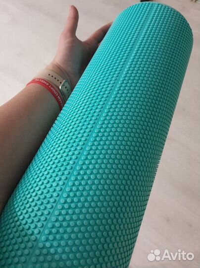 Спортивный ролл для фитнеса валик массажный мфр