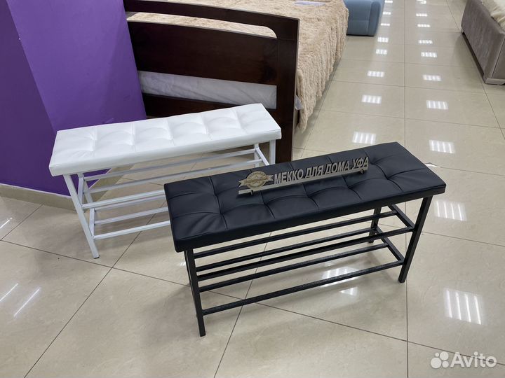 Обувница банкетка в стиле лофт