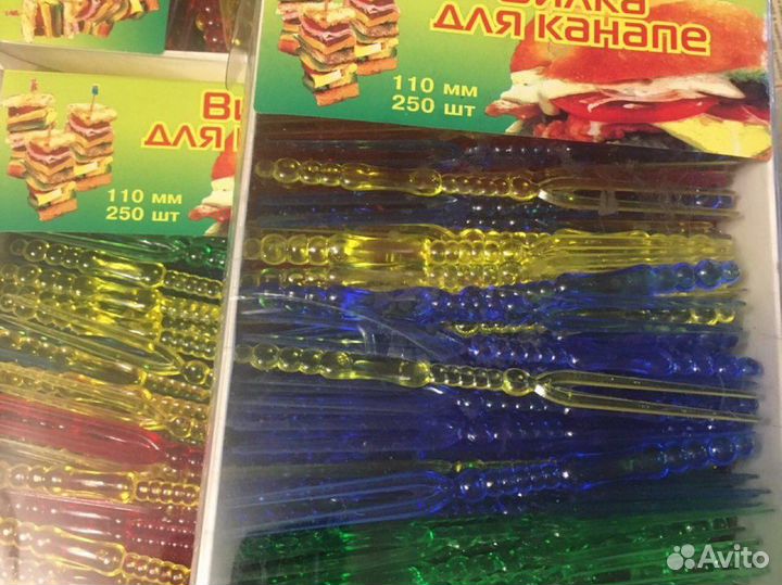 Вилочки шпажки для канапе