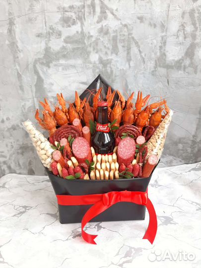 Съедобный букет для мужа/брата/папы