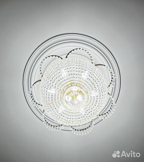Люстра хрустальная чехия бу
