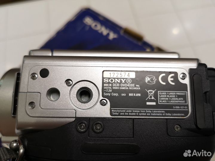 Видеокамера sony DCR-DVD408E