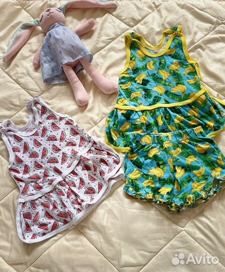 Вещи на девочку 74 80 86 весна лето