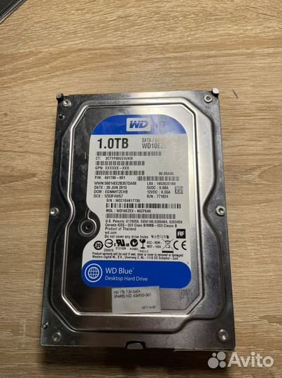 Жесткий диск wd blue 1 tb