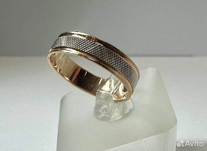 Кольцо золотое 17,5 р-р (вк1)
