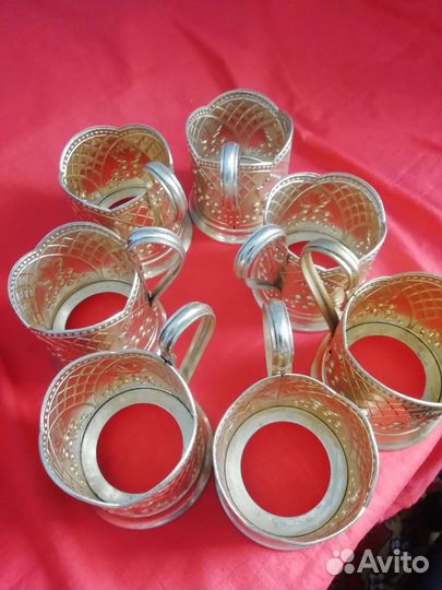 Подстаканники СССР алюминий