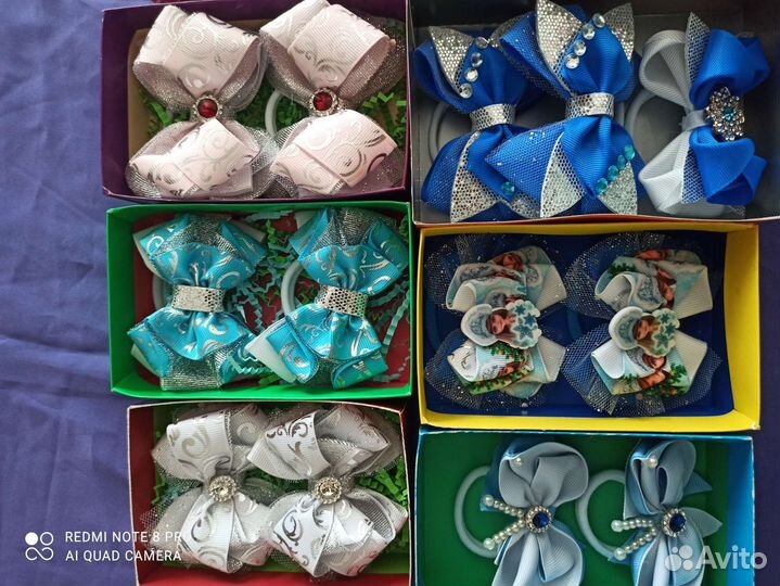 Резинки,заколки,повязки и ободки в стиле Канзаши