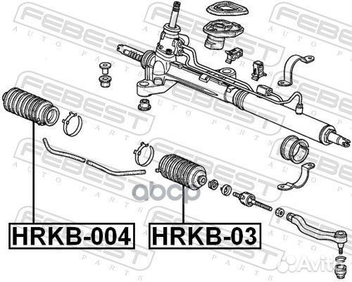 Пыльник рулевой hrkb-03 hrkb-03 Febest