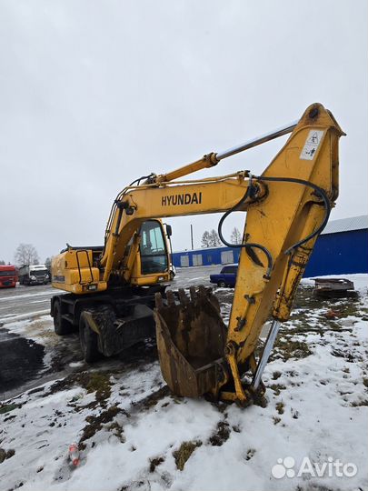 Колёсный экскаватор Hyundai R170W-7, 2007