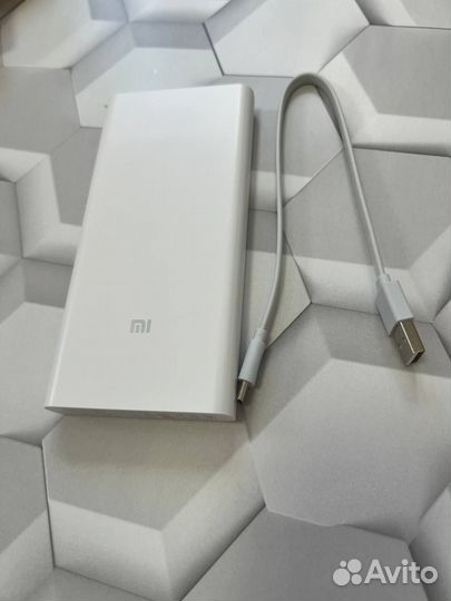 Power Bank Xiaomi 10000 mAh, белый 1:1