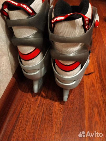 Коньки раздвижные Larsen р.34-37