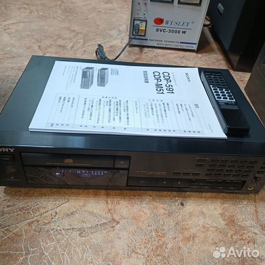 Cd проигрыватель sony cdp591