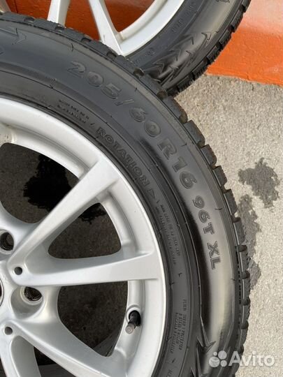 Колеса R16 f30 зимние Nokian Haka 7