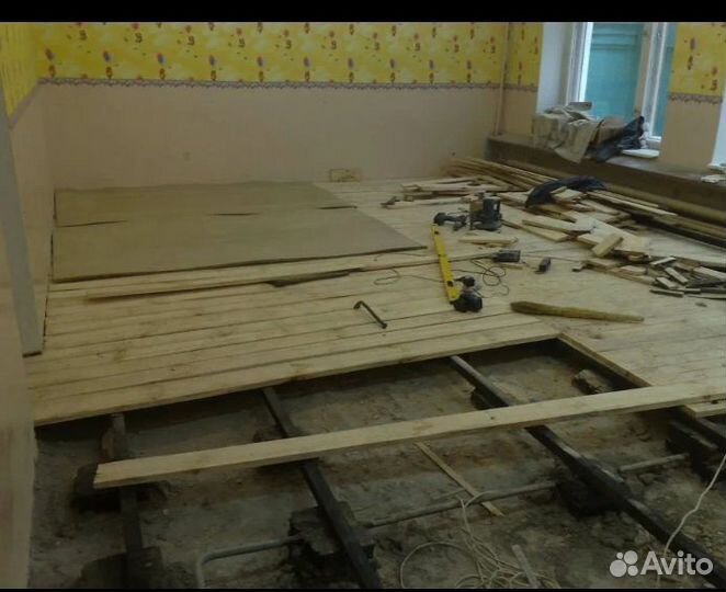 Ремонт полов под ключ