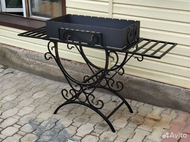 Мангал кованый на 10 шампуров