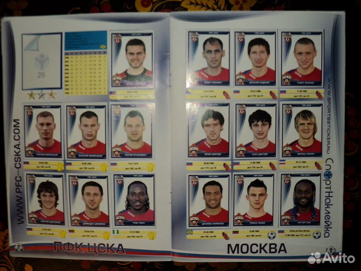 Альбом чемпионат россии 2009 футбол