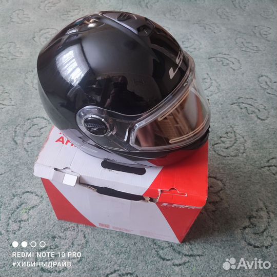 Шлем для снегохода с подогревом