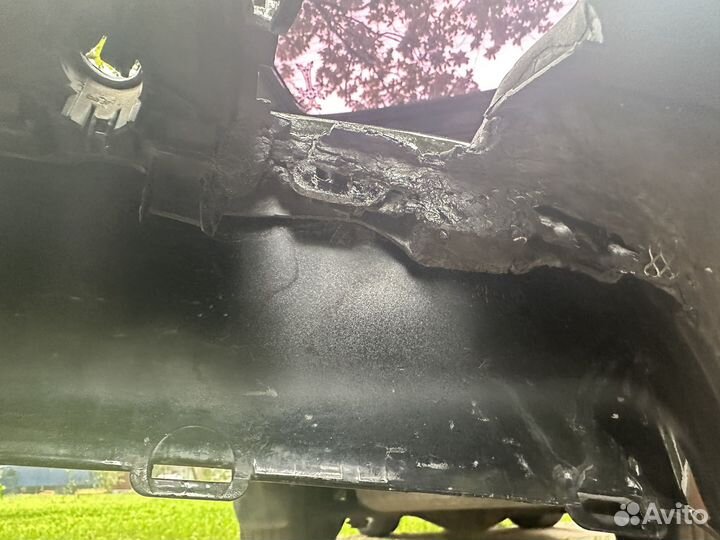 Передний бампер на porsche cayenne 3 sport