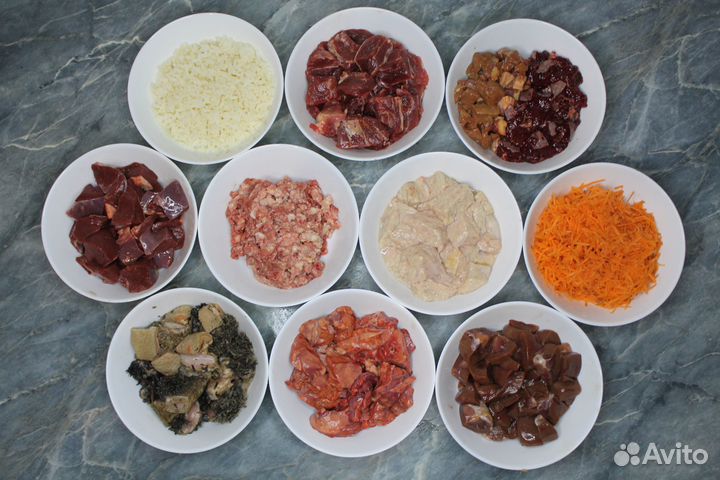 Натуральное питание для собак и кошек (мясо)