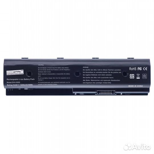 Аккумулятор для HP TPN-W108 10.8V 5200mAh 56Wh