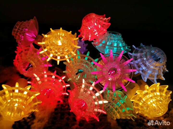 Елочная гирлянда (электрогирлянда) Искра, СССР