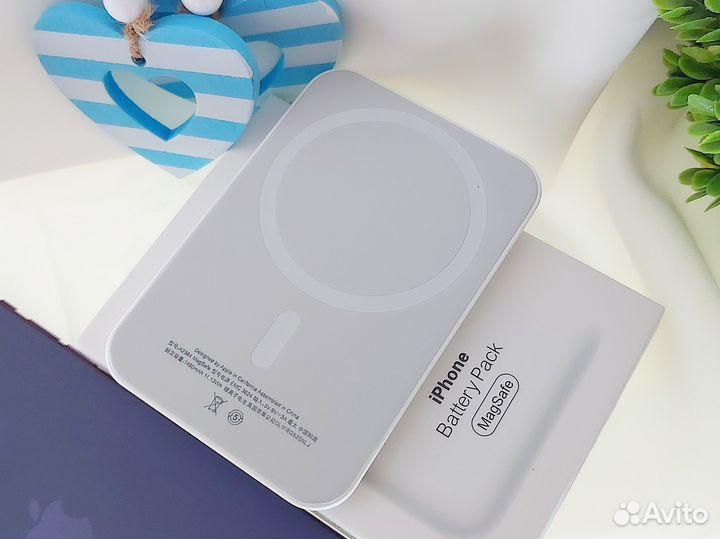 Беспроводной портативный аккумулятор MagSafe