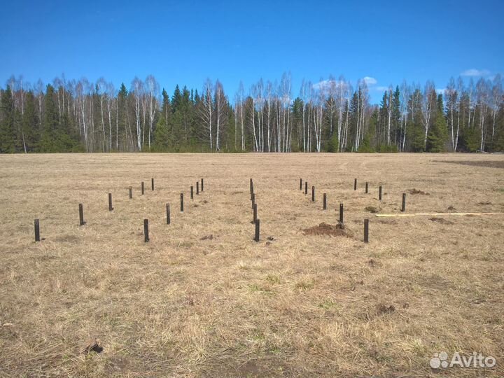 Винтовые сваи. Монтаж винтовых свай. Фундамент