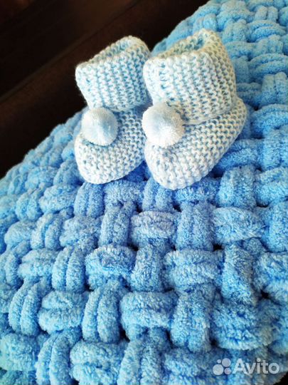 Пледики плюшевые новые