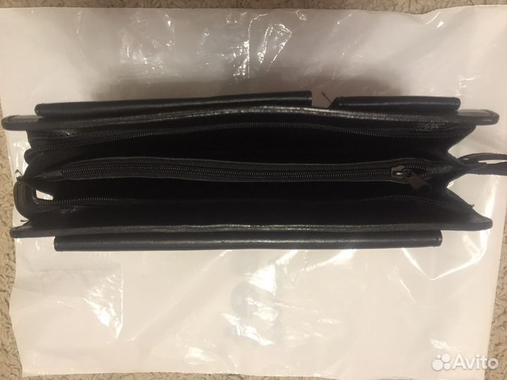 Барсетка кожаная мужская