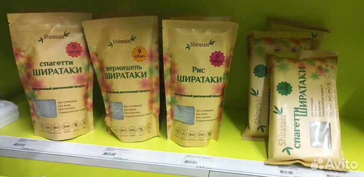 Ширатаки спагетти, вермишель, рис