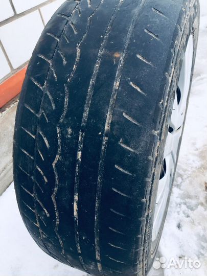 Диски штампованные r16+колпаки на toyota