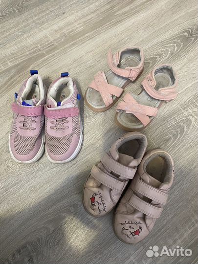 Одежда и обувь для девочки пакетом